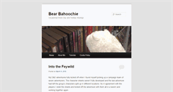 Desktop Screenshot of bearbahoochie.co.uk