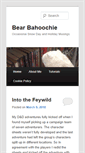 Mobile Screenshot of bearbahoochie.co.uk